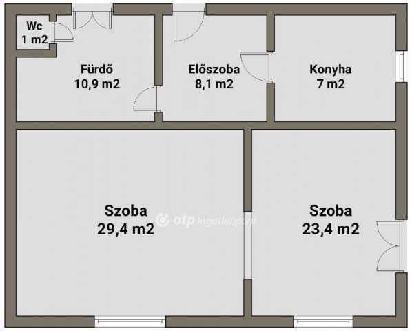 Eladó családi ház, Gyulaházán 16 M Ft, 2 szobás
