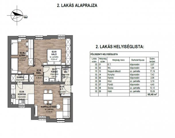 Eladó téglalakás, Miskolcon 69.8 M Ft, 2 szobás