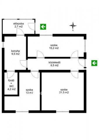 Eladó családi ház, Bökönyön 24 M Ft, 3 szobás