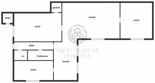 Eladó sorház, Debrecenben 64.5 M Ft, 4 szobás