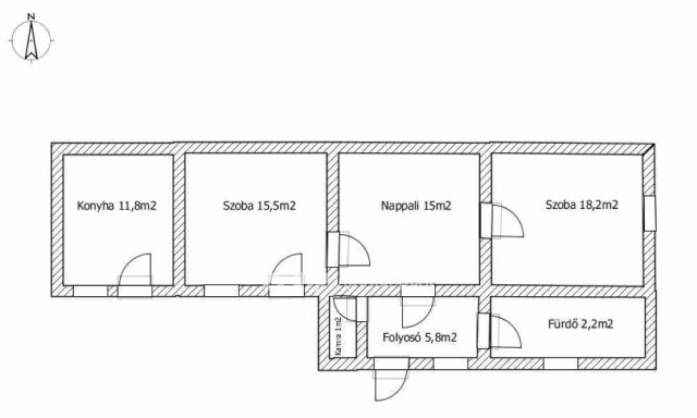 Eladó családi ház, Jászkisérén 9.5 M Ft, 2+1 szobás