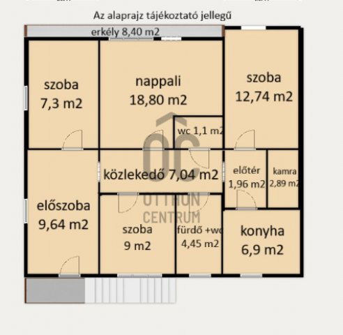 Eladó téglalakás, Üllőn 74.5 M Ft, 3 szobás