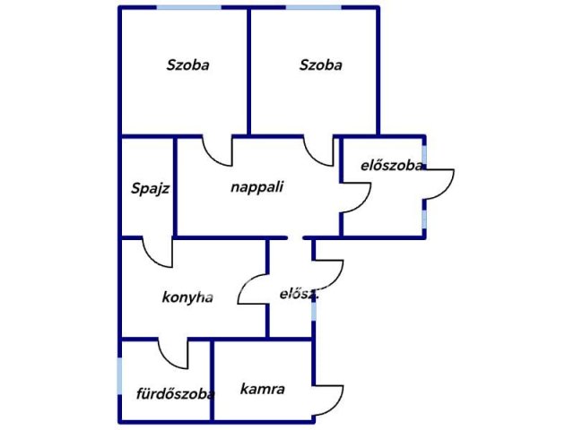 Eladó családi ház, Egerfarmoson 11 M Ft, 2 szobás