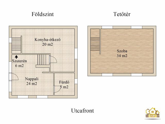Eladó családi ház, Szigethalmon 27.5 M Ft, 2 szobás