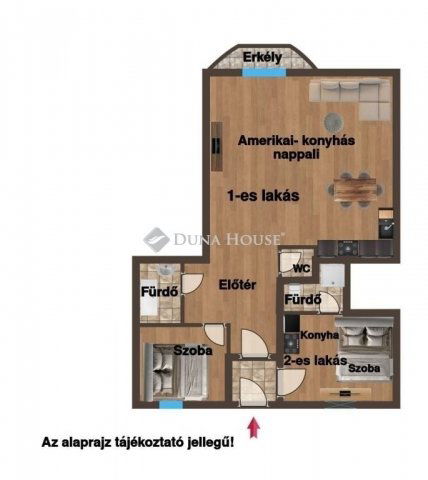 Eladó téglalakás, Budapesten, IX. kerületben 95 M Ft, 2 szobás