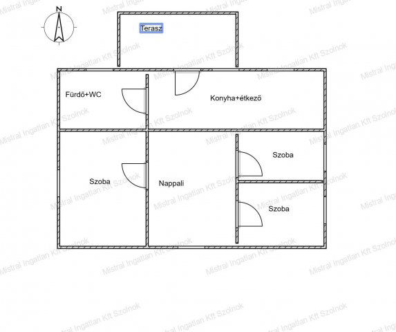 Eladó családi ház, Újszászon 23 M Ft, 3+1 szobás