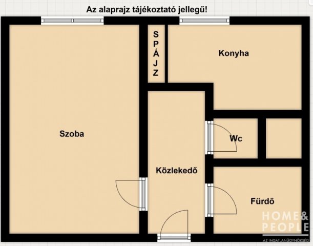 Eladó téglalakás, Szegeden 38.9 M Ft, 1 szobás