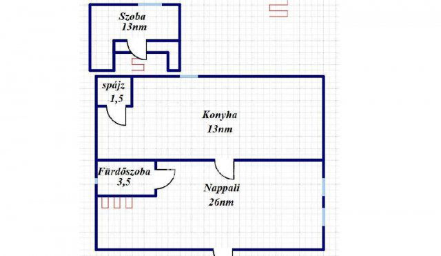 Eladó mezogazdasagi ingatlan, Szekszárdon 60 M Ft, 1 szobás