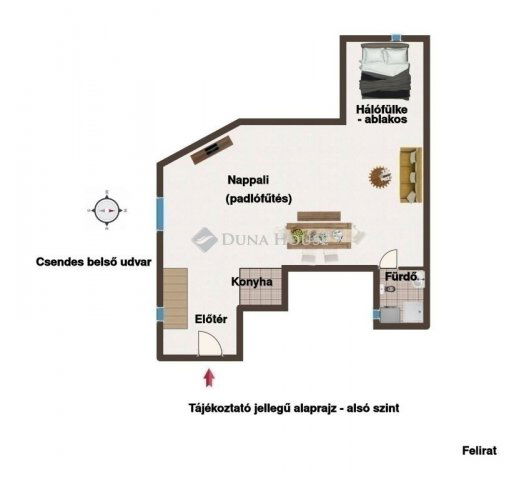 Eladó téglalakás, Budapesten, VIII. kerületben 45 M Ft, 2 szobás
