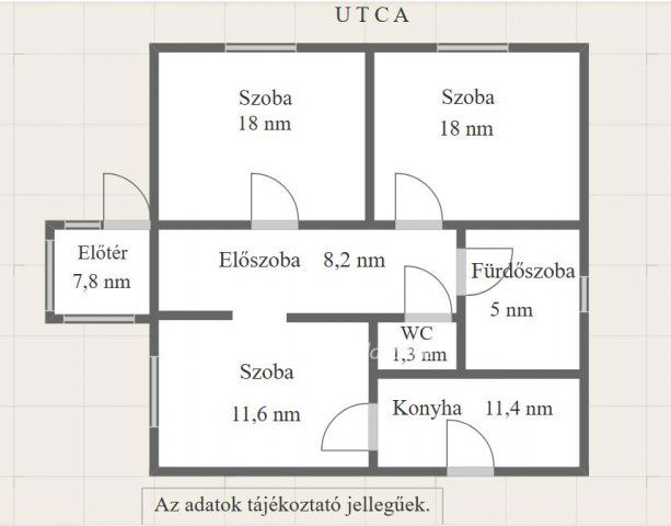 Eladó családi ház, Sásdon 37 M Ft, 2+1 szobás