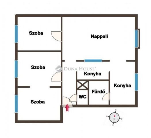 Eladó panellakás, Székesfehérvárott 62.9 M Ft, 4 szobás