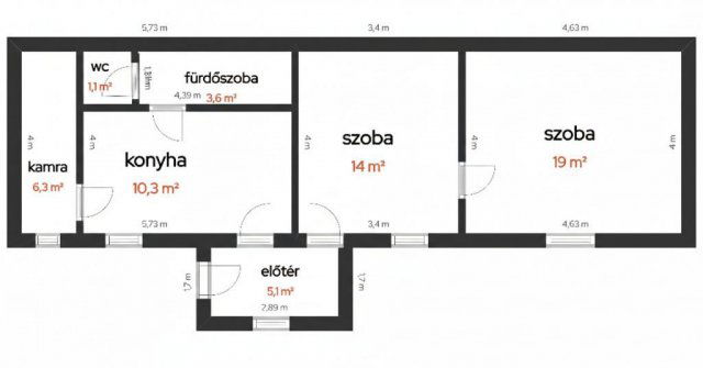 Kiadó családi ház, albérlet, Érden, Elvira utcában, 2 szobás