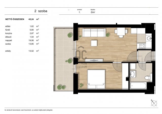 Eladó téglalakás, Budapesten, XIII. kerületben, Hun utcában