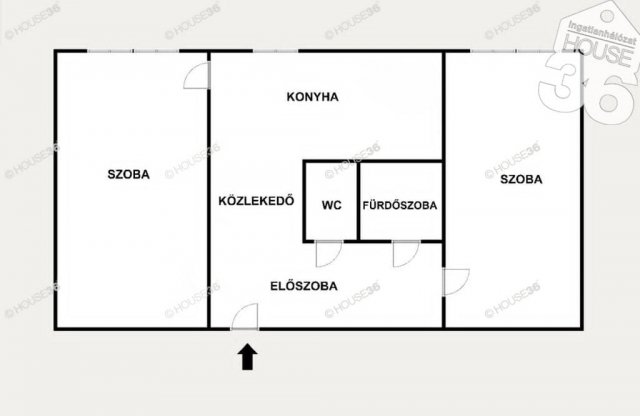 Eladó panellakás, Kecskeméten 47.5 M Ft, 2 szobás