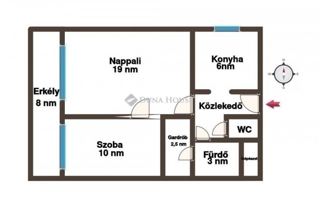 Eladó téglalakás, Budapesten, XX. kerületben 63 M Ft, 2 szobás
