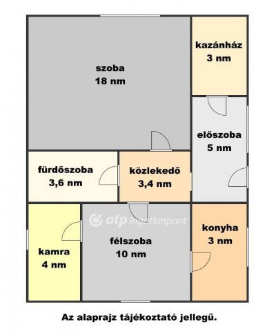 Eladó családi ház, Gyulán 27.5 M Ft, 1+1 szobás