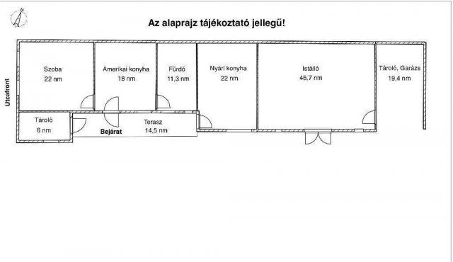 Eladó családi ház, Téten 37.99 M Ft, 1 szobás