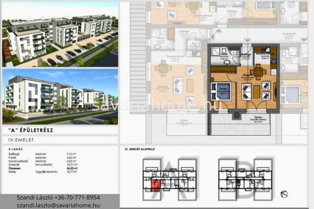 Eladó téglalakás, Szombathelyen 44.9 M Ft, 2 szobás