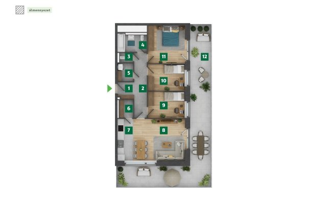 Eladó téglalakás, XIII. kerületben, Jakab József utcában