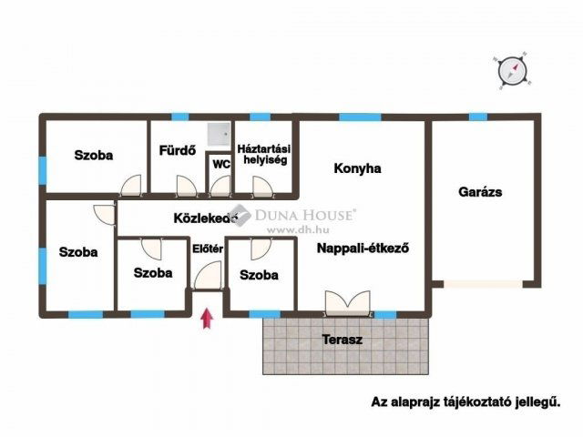 Eladó ikerház, Hernádon 73.5 M Ft, 5 szobás