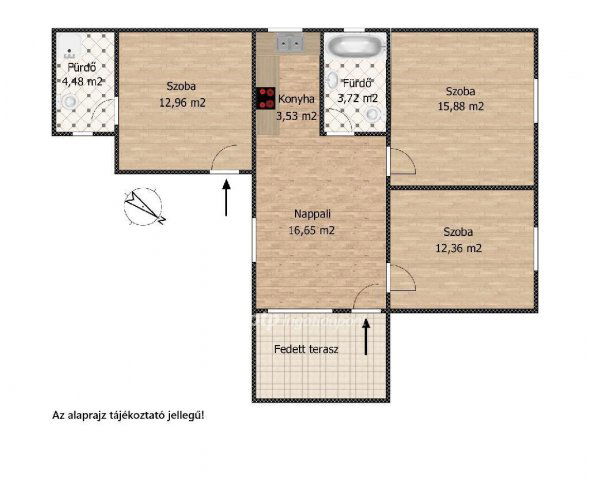 Eladó családi ház, Ráckevén 47.9 M Ft, 4 szobás