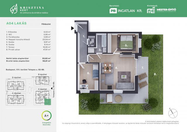 Eladó téglalakás, Budapesten, XIV. kerületben, Telepes utcában