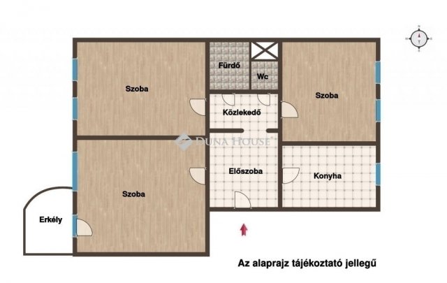 Eladó panellakás, Budapesten, IV. kerületben 84.9 M Ft, 3 szobás
