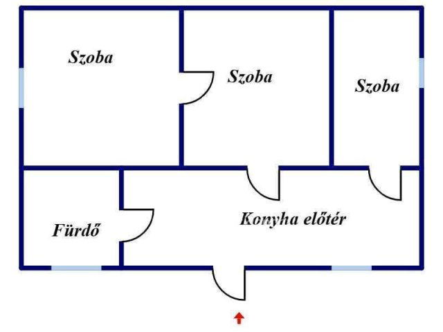 Eladó családi ház, Újszászon 13.5 M Ft, 2 szobás