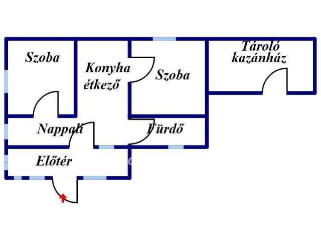 Eladó családi ház, Berhidán 25 M Ft, 2 szobás