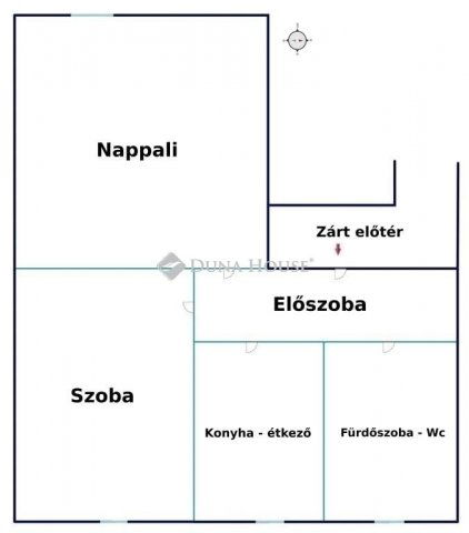 Eladó téglalakás, Budapesten, XV. kerületben 68.9 M Ft, 2 szobás