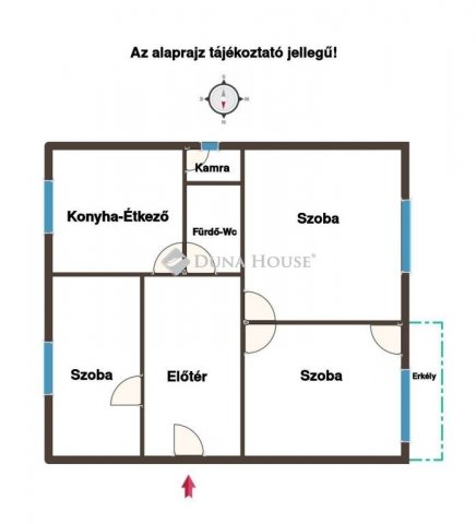 Eladó téglalakás, Nagykanizsán 33 M Ft, 3 szobás