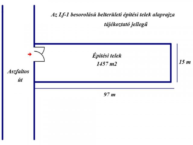 Eladó telek, Törtelen 9.9 M Ft / költözzbe.hu