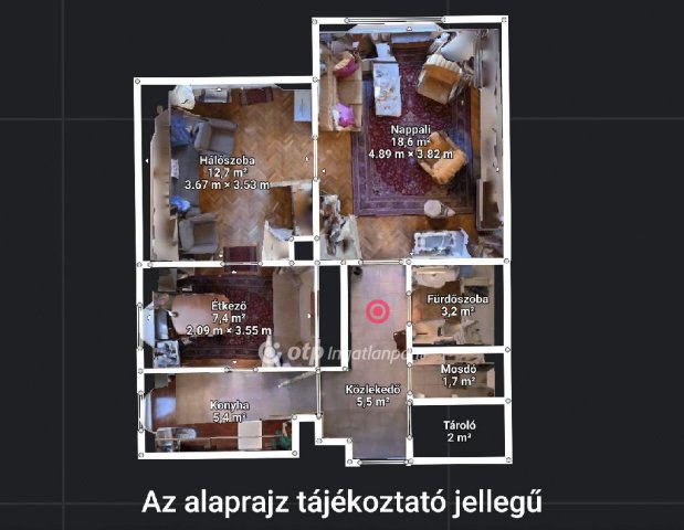 Eladó téglalakás, Budapesten, XV. kerületben 70 M Ft, 1+1 szobás