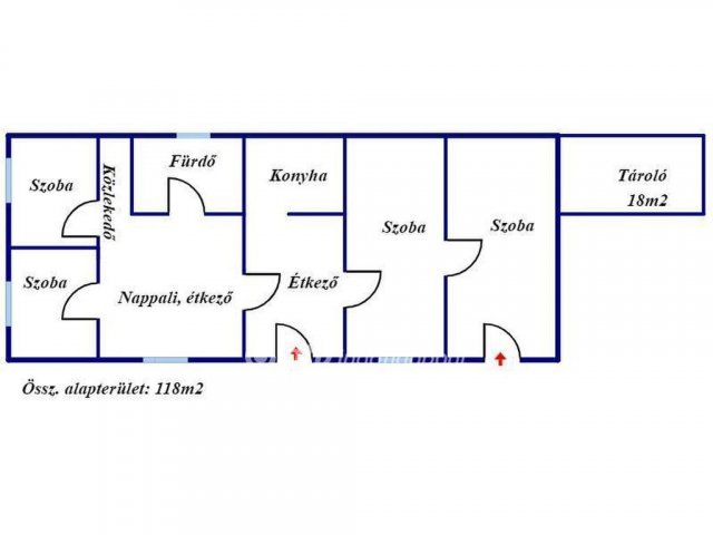 Eladó családi ház, Vajdácskán 20.5 M Ft, 4 szobás