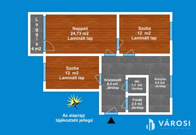 Eladó panellakás, Szegeden 59.9 M Ft, 3 szobás