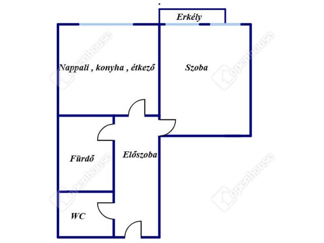 Kiadó téglalakás, albérlet, Debrecenben 250 E Ft / hó, 2 szobás