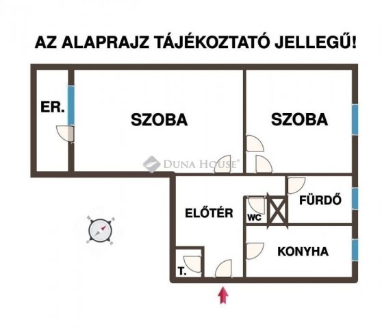 Eladó téglalakás, Budapesten, X. kerületben 59.9 M Ft, 2 szobás