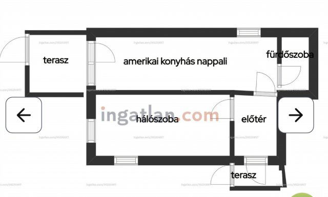 Eladó téglalakás, Balatongyörökön 45 M Ft, 2 szobás