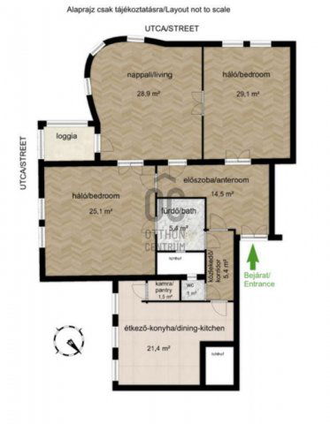 Eladó téglalakás, Budapesten, II. kerületben 259 M Ft, 3 szobás