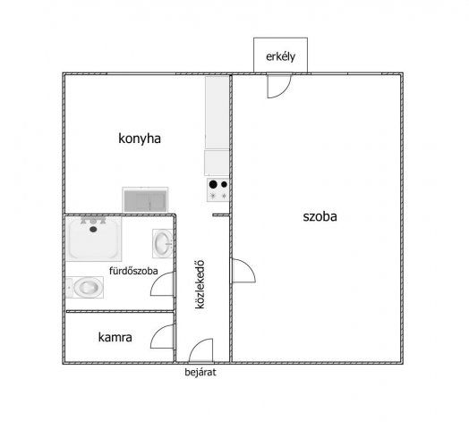 Eladó téglalakás, Martfűn 17.99 M Ft, 1 szobás