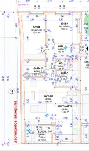 Eladó téglalakás, Debrecenben 114 M Ft, 3 szobás