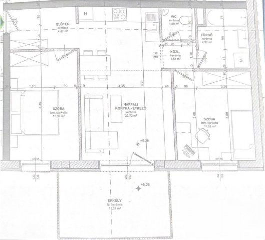 Eladó téglalakás, Székesfehérvárott 104 M Ft, 3 szobás