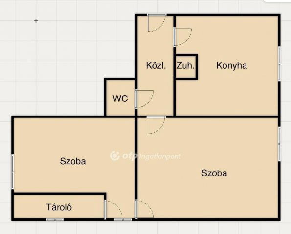 Eladó téglalakás, Budapesten, X. kerületben 39.9 M Ft, 2 szobás