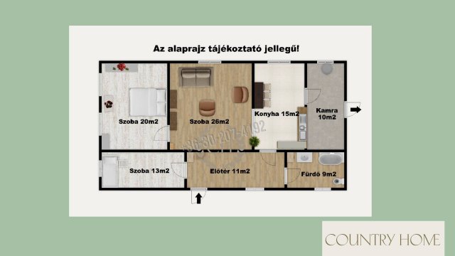 Eladó mezogazdasagi ingatlan, Ópusztaszeren 39.9 M Ft, 3 szobás