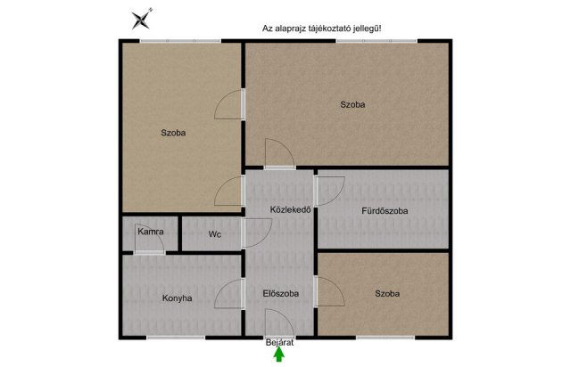 Eladó téglalakás, Szombathelyen, Jászai Mari utcában 43.9 M Ft