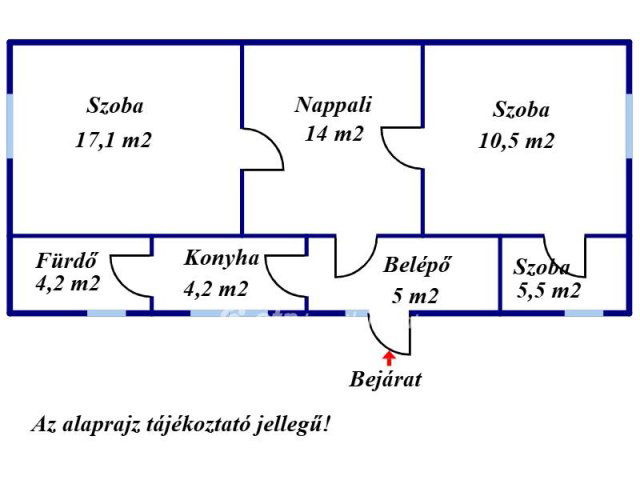 Eladó családi ház, Baján 23.5 M Ft, 2+2 szobás