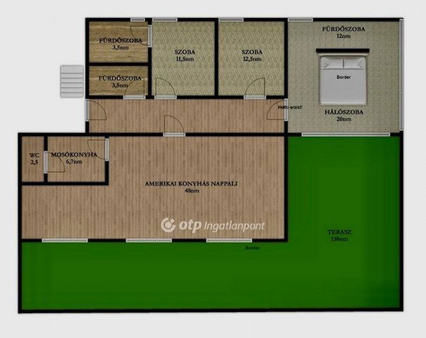 Eladó téglalakás, Debrecenben 313 M Ft, 3 szobás