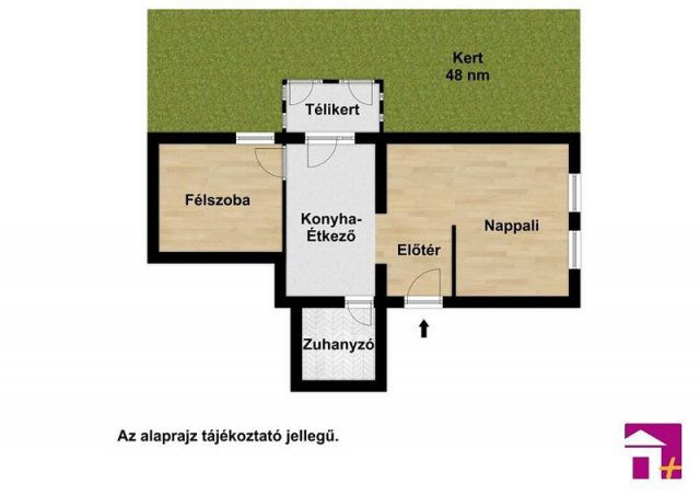 Eladó téglalakás, Érden 59.9 M Ft, 2 szobás