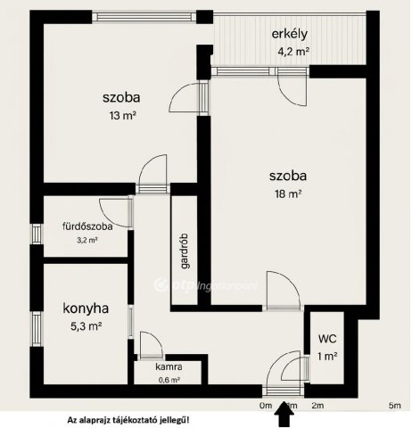 Eladó téglalakás, Budapesten, XX. kerületben 53.9 M Ft, 2 szobás