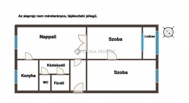 Eladó panellakás, Budapesten, III. kerületben 73.7 M Ft, 3 szobás